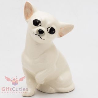 Porcelain Figurine Of The Chihuahua Dog