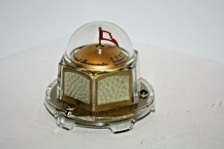Antique 1923 Mova Products Glass Dome Thermometer