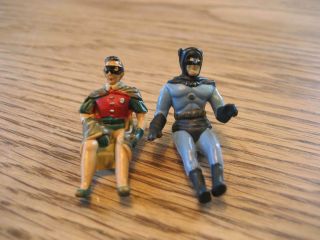 Corgi Toys - Gt.  Britain - Vintage Film Car - Batman & Robin Figures - 1960s.