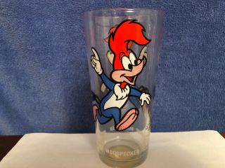 Pepsi " Woody Woodpecker " White Lettering With Brockway Sticker On The Bottom