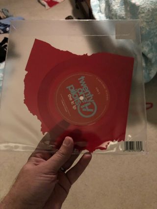 RARE TWENTY ONE PILOTS The LC LP Red Vinyl Ohio - Shaped RSD Record Store Day 2