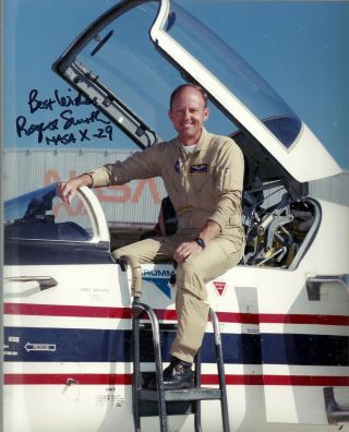 Edwards Air Force Base Sr - 71 Test Pilot - Rogers Smith Autograph,  Hand Signed