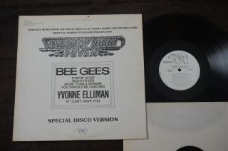 Bee Gees Saturday Night Fever (rso Usa Promo 12 " 1977) Special Disco Version