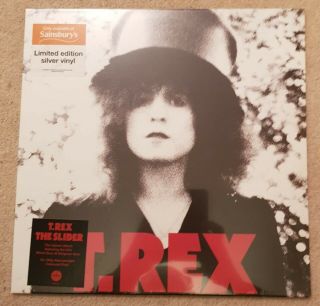 T.  Rex (marc Bolan) The Slider - Limited Edition Silver Vinyl Album Sainsbury 