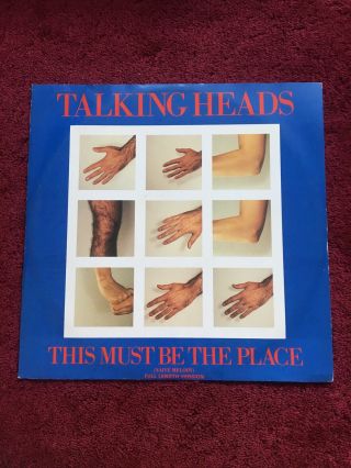 Talking Heads This Must Be The Place 12 " Lp Vinyl Record