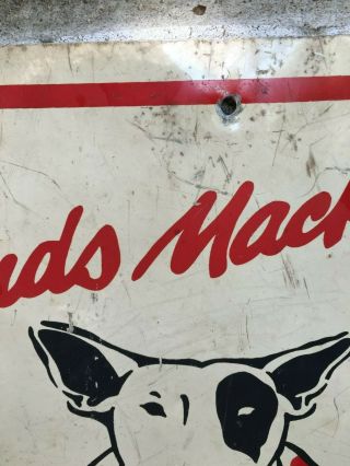 Vintage 1987 Anheuser Busch Bud Light Tin Sign Spuds Mackenzie Party Zone 12X18 3