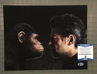 Andy Serkis Signed Auto " Planet Of The Apes " 11x14 Photo Beckett Bas