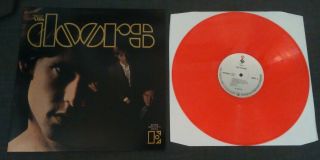 The Doors - Debut Album - Rare 12 " Red Vinyl Lp Pressing Jim Morrison