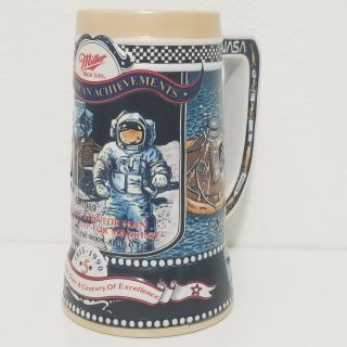 Miller Nasa Apollo 11 Moon Landing Beer Stein Space American Achievements Brazil