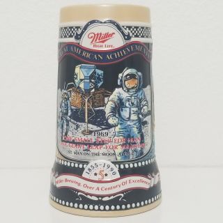 Miller NASA Apollo 11 Moon Landing Beer Stein Space American Achievements Brazil 2