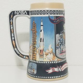 Miller NASA Apollo 11 Moon Landing Beer Stein Space American Achievements Brazil 7