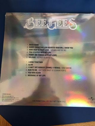 BEE GEES PROMOTIONAL VINYL LP (NEW/SEALED) Item For A Fan/For Display 3