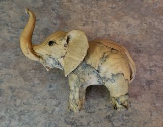 GENIUNE SHELL CRAFT ELEPHANT MADE IN PHILIPPINES - HAND CRAFTED 7 