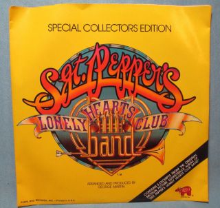 Dr Pepper Collectors Edition Sgt Peppers Lonely Heart Club Band Beatles Record