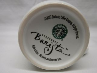 Starbucks Barista 2003 Halloween 3 - D GHOST Coffee Cup Mug 16 oz 5