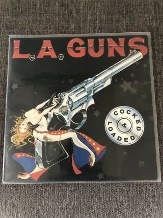 La Guns - Cocked And Loaded Vinyl Lp Excellent/nr