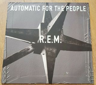 Rem R.  E.  M.  Automatic For The People Vinyllp Uk/european Issue Ex Inner