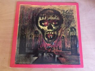 Slayer,  Seasons In The Abyss,  1990 Vinyl Lp,  Def American Uk 1st Press,  Ex,  /ex,