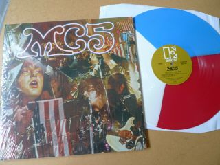 Mc5 ‎kick Out The Jams Lp Rhino 8122797159 Limited Red / White / Blue Vinyl 180g