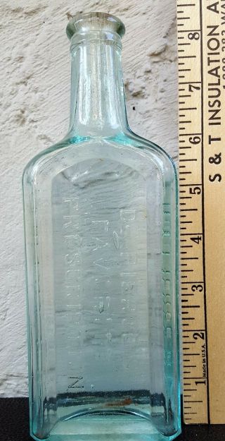 Vintage Bottle Quack Medicine Dr.  Pierce 