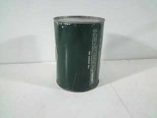Vintage Sinclair Opaline Motor Oil Quart Can,  Gas Station Tin,  Full Qt. 3