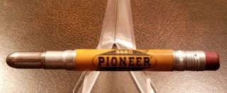 Vintage 1930 - 1940 Farm Agriculture Bullet Pencil Pioneer Seed Corn Tipton Ind