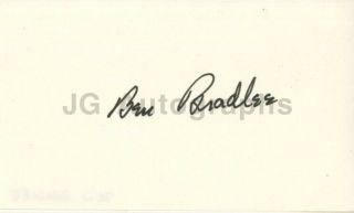 Ben Bradlee - The Washington Post,  Watergate Scandal - Authentic Autograph
