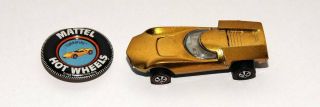 Hot Wheels 1968 Redline Turbofire In Bright Gold/yellow - Please Read