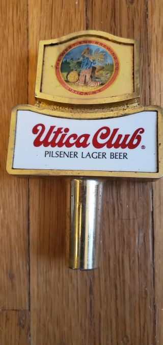 Vintage Utica Club Beer Tap Pilsener Larger Beer