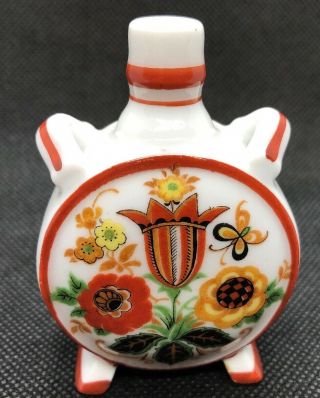 Vintage Made In Hungary Porcelain Perfume Bottle