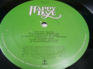 HAPPY DAZE VOL 1 VINYL ILPTV 1 THE PIXIES RIDE CHARLATANS JAMES PRIMAL SCREAM LP 5