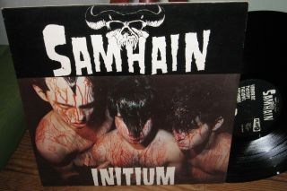 Samhain Initium Vg,  Vinyl Lp Album Punk Misfits Goth Plan 9 1984 Danzig