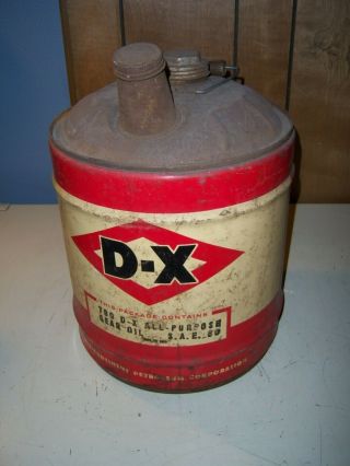 Vintage D - X Gear Oil Can