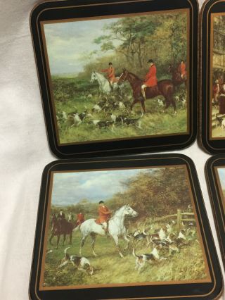 VINTAGE PIMPERNEL COASTERS - FOX HUNT,  HOUNDS AND HORSES - TALLY HO 2