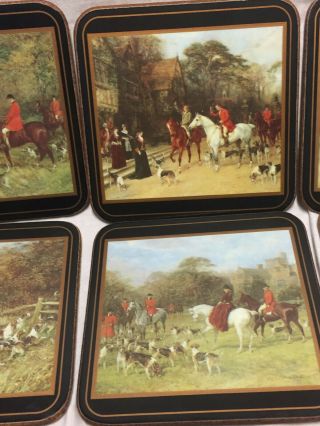 VINTAGE PIMPERNEL COASTERS - FOX HUNT,  HOUNDS AND HORSES - TALLY HO 3