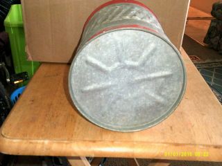 Vintage Galvanized Metal 1 Gallon Gas Can 5