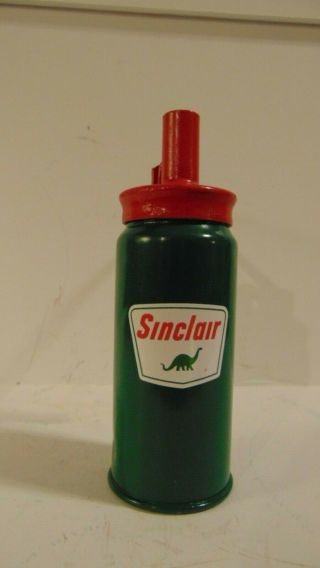 Sinclair Vintage Gasoline Station Gas Motor Pump Oil Can Trigger Spout Dino