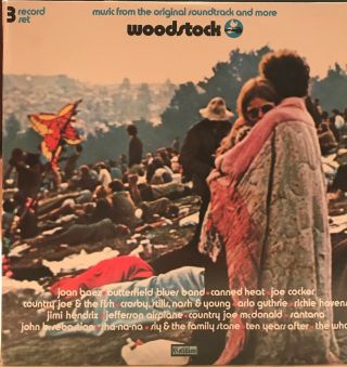 Woodstock,  Music From The Soundtrack And More,  Cotillion,  1970,  Tri - Fold