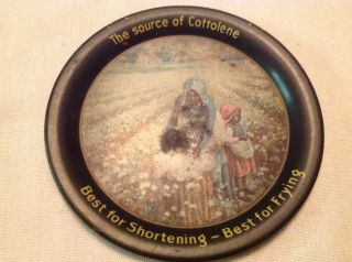 Cottolene Vintage Tip Tray,  Black Americana,  By The Fairbank Co.