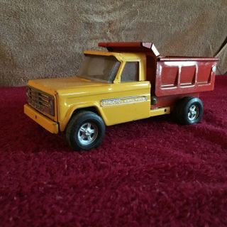 Vintage Structo Mid Size Yellow/orange Dump Truck