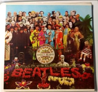 The Beatles 1967 Capitol Records; Sgt Peppers Vinyl 33 Nm,  Stereo Smas 2653