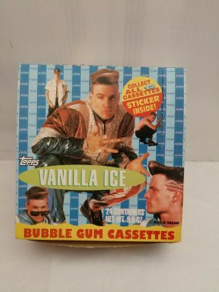 Vanilla Ice Bubble Gum Box Topps Complete 24 Packs
