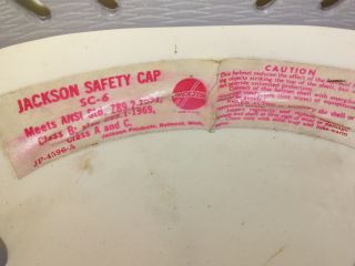 VINTAGE UNION 76 HARD HAT,  JACKSON SC 6,  FROM A CALIFORNIA REFINERY 2