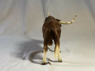 vintage Breyer model 75 Texas Longhorn Bull,  traditional scale 8