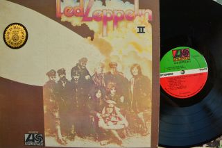 Led Zeppelin Ii Sd 8236 Atlantic Record Zepplin 2/two Vinyl Lp 1969 Vg,