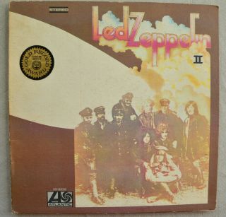 LED ZEPPELIN II SD 8236 Atlantic Record zepplin 2/two Vinyl LP 1969 VG, 4