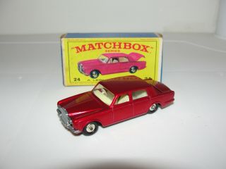 Vintage Matchbox Rolls Royce Silver Shadow 24