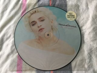 Madonna,  The Look Of Love,  12” Picture Disc,  Uk Issue,  Sticker Sleeve