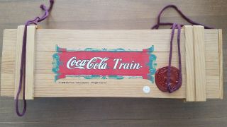 Coca - Cola Kurt Adler Train Ap572 - Hand Blown Glass