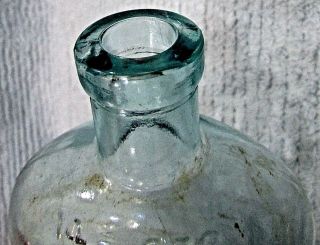 Old Lydia E Pinkhams Vegetable Compound Antique Green Glass Bottle S/H 3